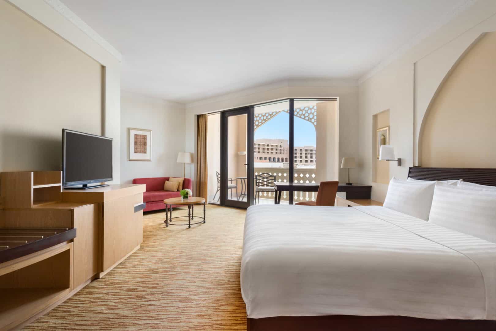 Hilton Muscat Al Bandar Oman Kamer Balkon