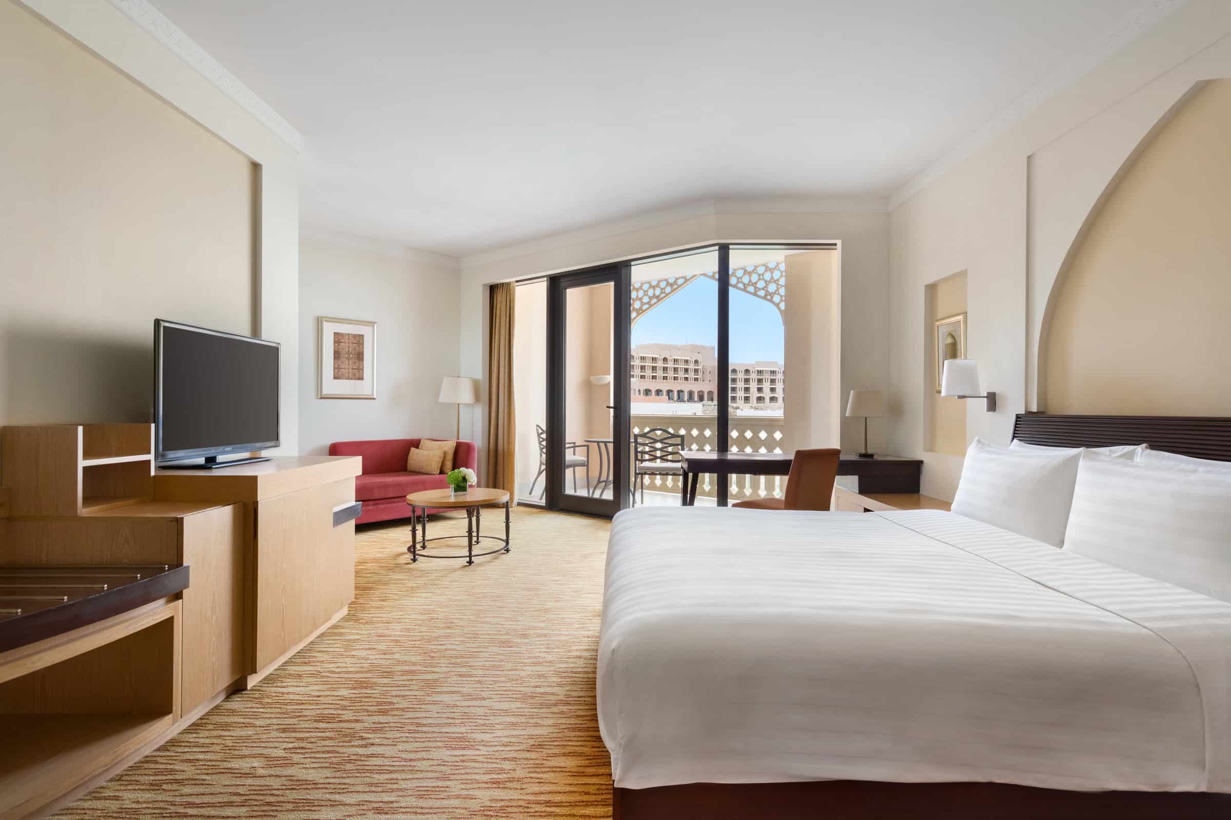 Hilton Muscat Al Bandar Oman Kamer Balkon