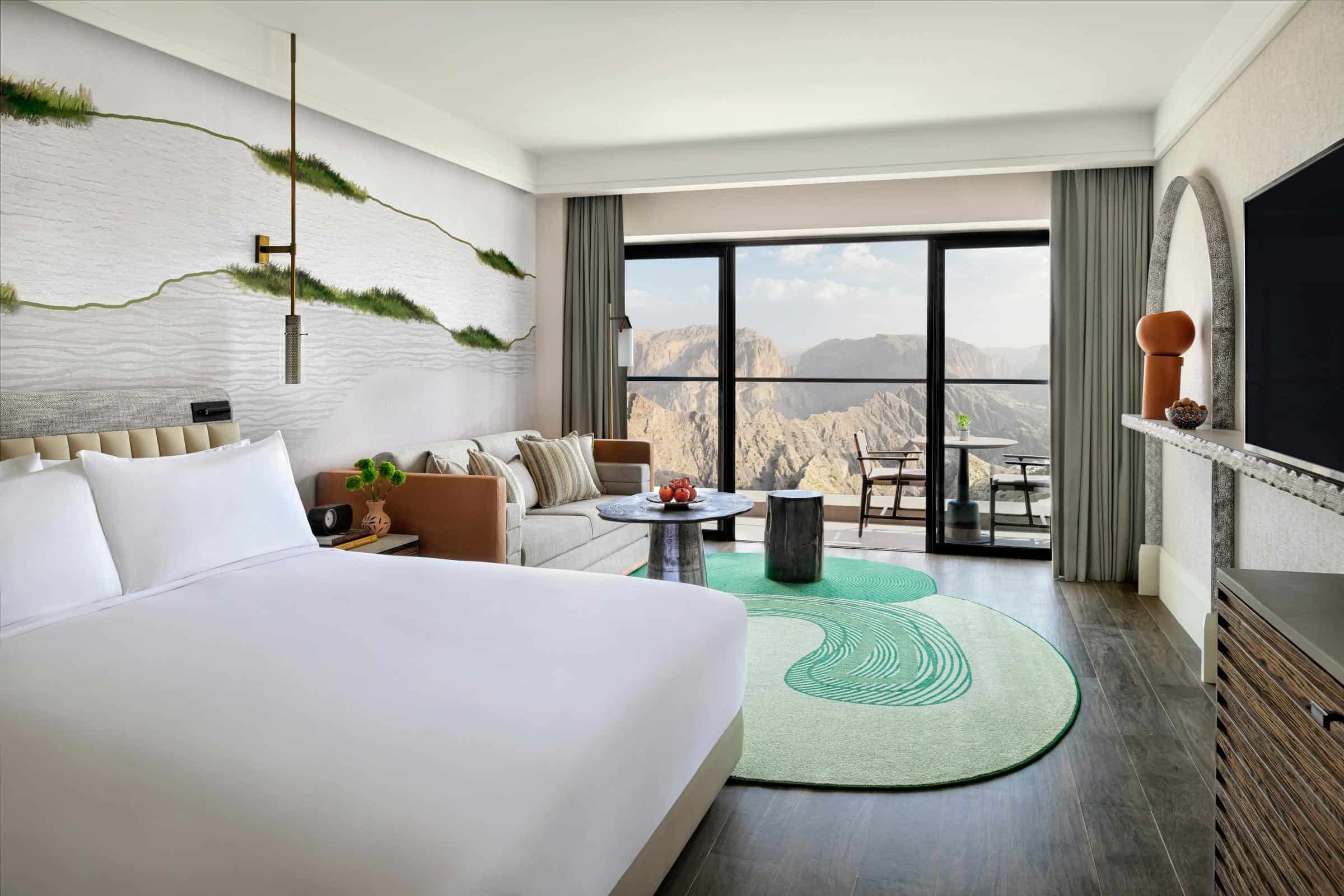 Indigo Jabal Akhdar Resort Spa Oman Kamer Balkon