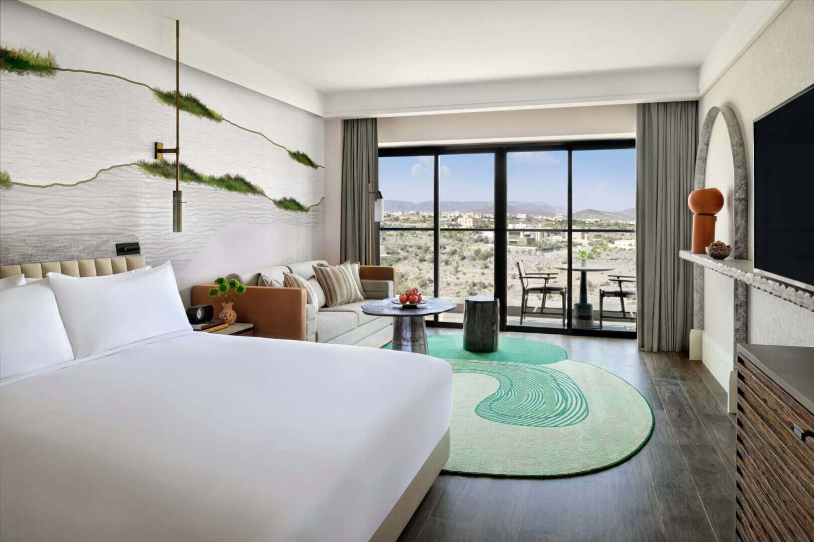 Indigo Jabal Akhdar Resort Spa Oman Kamer Balkon2