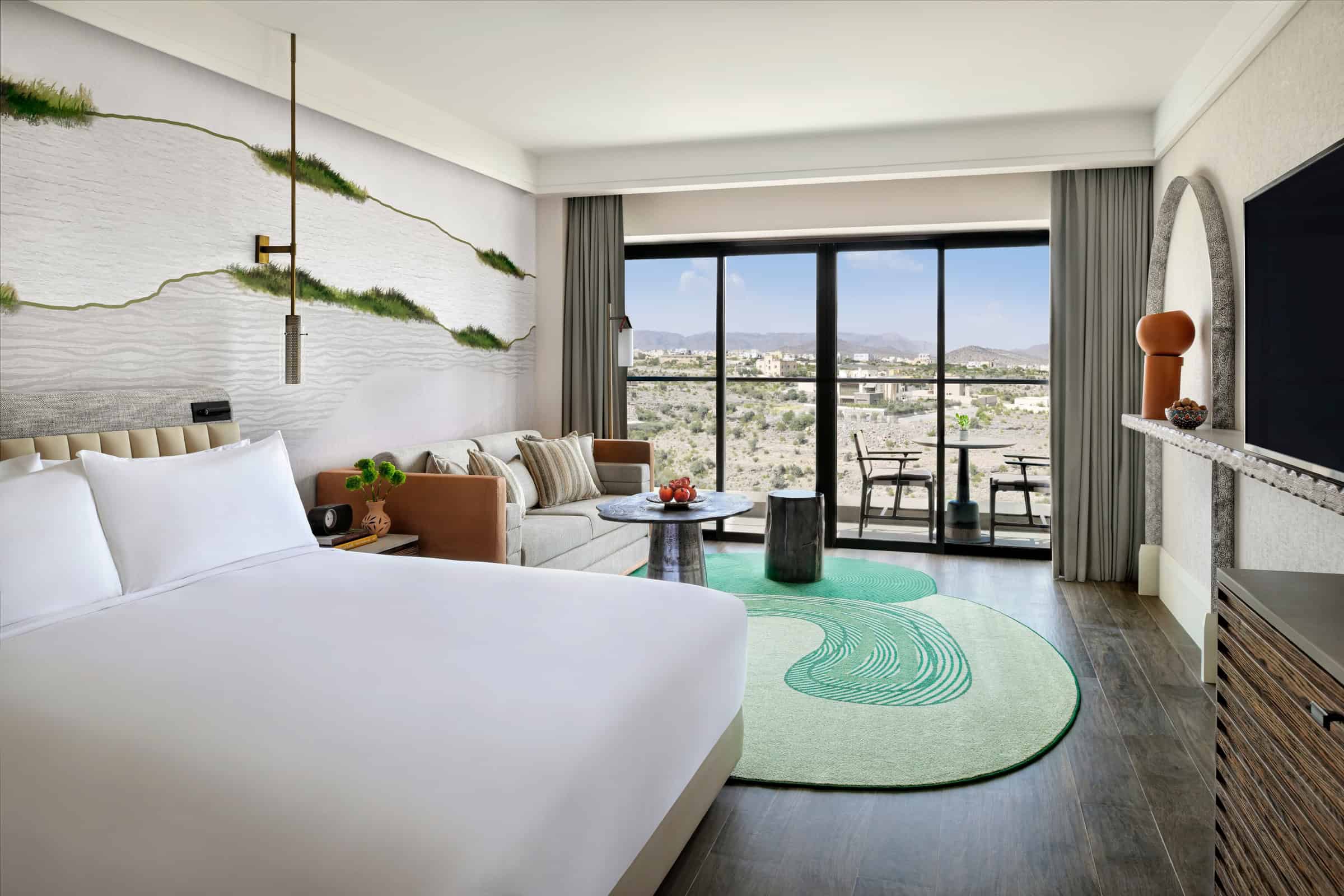 Indigo Jabal Akhdar Resort Spa Oman Kamer Balkon2