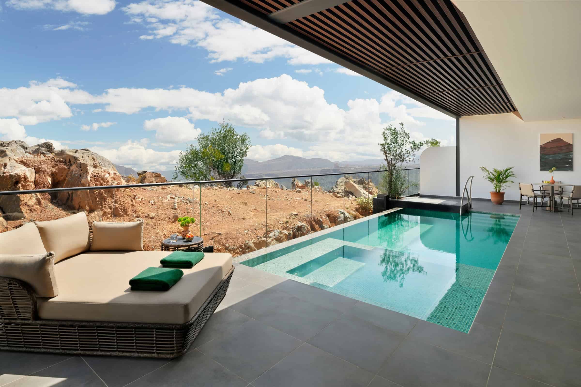 Indigo Jabal Akhdar Resort Spa Oman Suite Zwembad