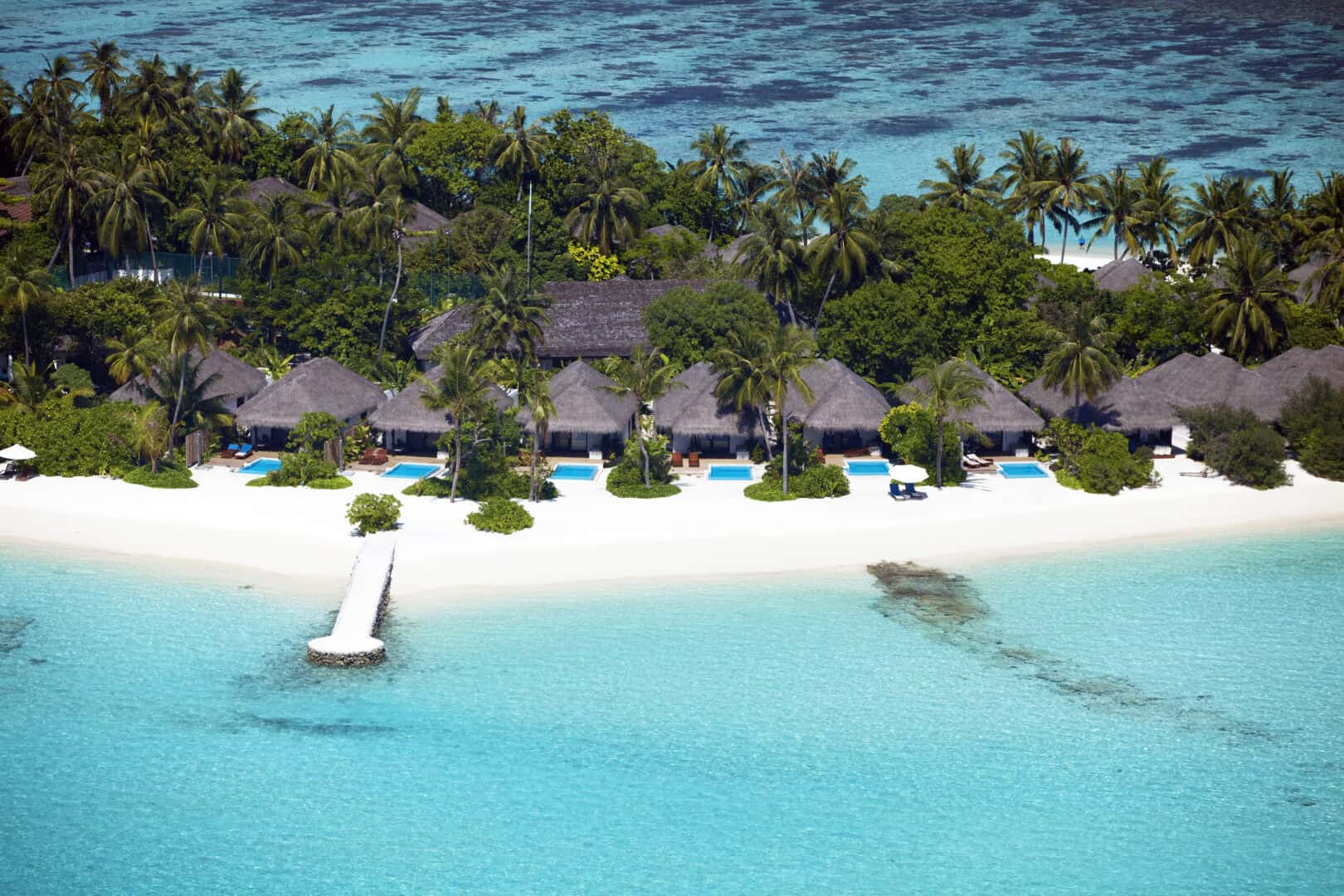 Niva Velassaru Malediven Resort Aerial