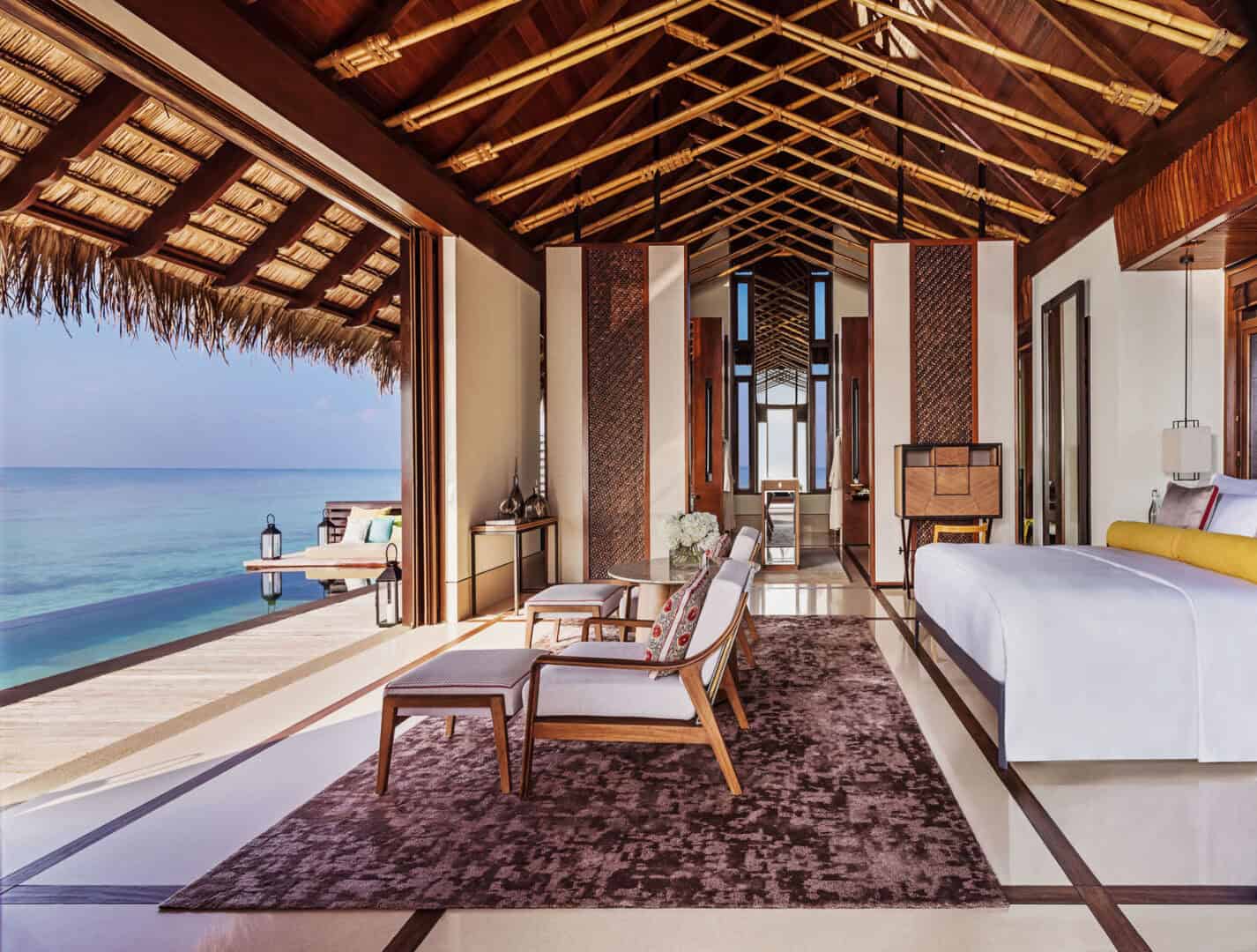 One&only Reethi Rah Malediven Water Villa Prive Zwembad