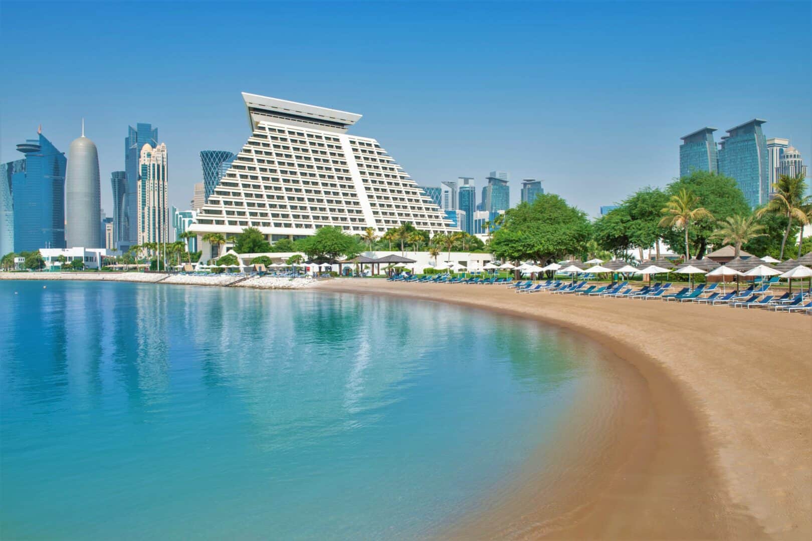 Sheraton Grand Doha Resort Qatar Resort Beach View
